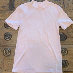 Zara Mock Neck T Shirt